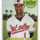 Tim Beckham 2018 Topps Heritage #616 Baltimore Orioles Baseball Card
