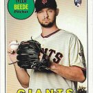 Tyler Beede 2018 Topps Heritage Rookie #524 San Francisco Giants Baseball Card