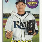 Yonny Chirinos 2018 Topps Heritage Rookie #670 Tampa Bay Rays Baseball Card