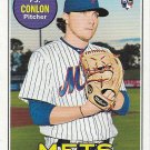 P.J. Conlon 2018 Topps Heritage Rookie #560 New York Mets Baseball Card