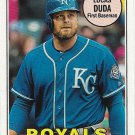 Lucas Duda 2018 Topps Heritage #588 Kansas City Royals Baseball Card
