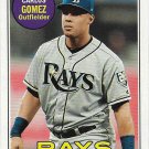 Carlos Gomez 2018 Topps Heritage #671 Tampa Bay Rays Baseball Card