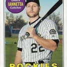 Chris Iannetta 2018 Topps Heritage #522 Colorado Rockies Baseball Card