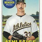 Daniel Mengden 2018 Topps Heritage #525 Oakland Athletics Baseball Card