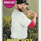 Mitch Moreland 2018 Topps Heritage #625 Boston Red Sox Baseball Card