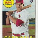 Yairo Munoz 2018 Topps Heritage Rookie #592 St. Louis Cardinals Baseball Card