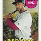 Eduardo Nunez 2018 Topps Heritage #519 Boston Red Sox Baseball Card