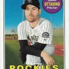 Adam Ottavino 2018 Topps Heritage #566 Colorado Rockies Baseball Card