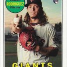 Dereck Rodriguez 2018 Topps Heritage Rookie #590 San Francisco Giants Baseball Card
