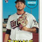 Fernando Romero 2018 Topps Heritage Rookie #688 Minneosta Twins Baseball Card