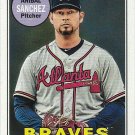 Anibal Sanchez 2018 Topps Heritage #639 Atlanta Braves Baseball Card