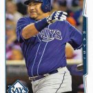 Jose Molina 2014 Topps Update #US-6 Tampa Bay Rays Baseball Card