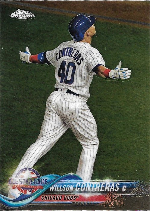 Willson Contreras 2018 Topps Chrome Update #HMT74 Chicago Cubs Baseball Card