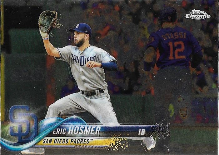 Eric Hosmer 2018 Topps Chrome Update #HMT39 San Diego Padres Baseball Card
