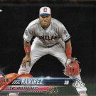 Jose Ramirez 2018 Topps Chrome Update #HMT64 Cleveland Indians Baseball Card