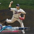 Fernando Romero 2018 Topps Chrome Update Rookie #HMT17 Minnesota Twins Baseball Card