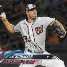 Max Scherzer 2018 Topps Chrome Update #HMT77 Washington Nationals Baseball Card