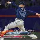 Michael Soroka 2018 Topps Chrome Update Rookie Debut #HMT16 Atlanta Braves Baseball Card