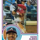 Ozzie Albies 2018 Topps 1983 Design Rookie #83-16 Atlanta Braves Baseball Card