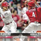 Alex Blandino, Brandon Dixon 2018 Topps Update Rookie #US28 Cincinnati Reds Baseball Card