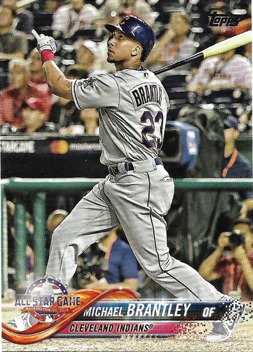 Michael Brantley 2018 Topps Update #US148 Cleveland Indians Baseball Card