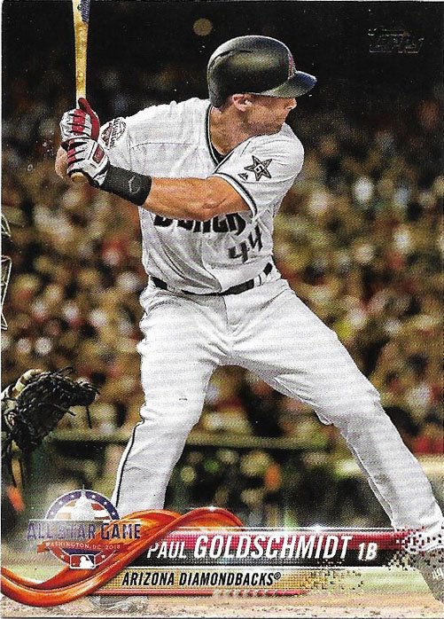 Paul Goldschmidt 2018 Topps Update #US156 Arizona Diamondbacks Baseball Card