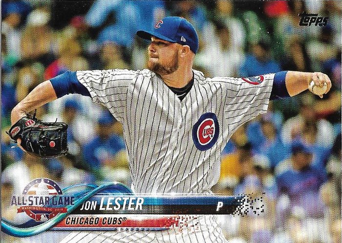 Jon Lester 2018 Topps Update #US30 Chicago Cubs Baseball Card