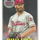 Jake Arrieta 2018 Topps Heritage Short Print #721 Philadelphia Phillies Baseball Card