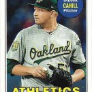 Trevor Cahill 2018 Topps Heritage #533 Oakland Athletics Baseball Card