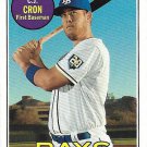 C.J. Cron 2018 Topps Heritage #610 Tampa Bay Rays Baseball Card