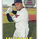 Rajai Davis 2018 Topps Heritage #626 Cleveland Indians Baseball Card