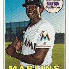 Cameron Maybin 2018 Topps Heritage #628 Miami Marlins Baseball Card