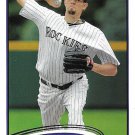 Jason Hammel 2012 Topps #68 Colorado Rockies Baseball Card