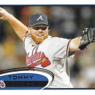 Tommy Hanson 2012 Topps #115 Atlanta Braves Baseball Card