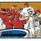 Texas Rangers 2012 Topps #217 Baseball Team Card