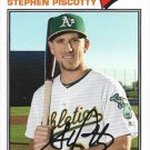 Stephen Piscotty 2018 Topps Archives #195 Oakland Athletics Baseball Card Stephen Piscotty 2018 Topps Archives #195 Oakland Athletics Baseball Card