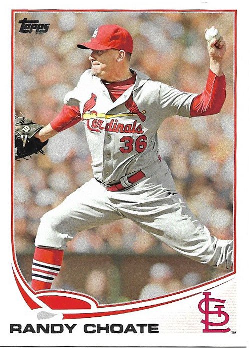 Randy Choate 2013 Topps Update #US152 St. Louis Cardinals Baseball Card