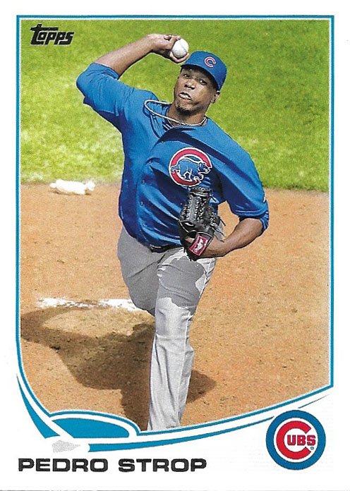 Pedro Strop 2013 Topps Update #US85 Chicago Cubs Baseball Card
