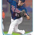 Anthony Swarzek 2013 Topps Update #US209 Minnesota Twins Baseball Card