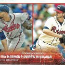 Sugar Ray Marimon, Andrew McKirahan 2015 Topps Update Rookie #US110 Atlanta Braves Baseball Card