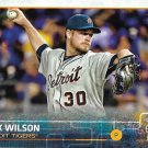 Alex Wilson 2015 Topps Update #US276 Detroit Tigers Baseball Card