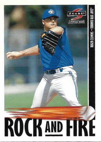 Roger Clemens 1997 Score #525 Toronto Blue Jays Baseball Card