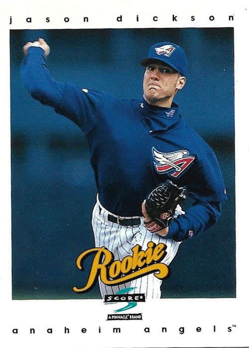 Jason Dickson 1997 Score #475 Anaheim Angels Baseball Card