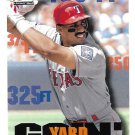 Juan Gonzalez 1997 Score #498 Texas Rangers Baseball Card Juan Gonzalez 1997 Score #498 Texas Rangers Baseball Card