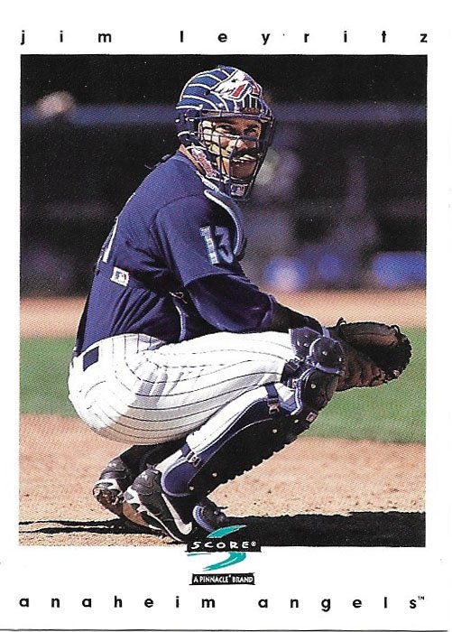 Jim Leyritz 1997 Score #466 Anaheim Angels Baseball Card