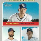 Michael Kopech, Caleb Frare 2019 Topps Heritage Rookie #7 Chicago White Sox  Baseball Card