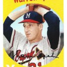 Warren Spahn 2018 Topps Archives #46 Milwaukee Braves Baseball Card