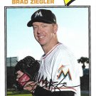 Brad Ziegler 2018 Topps Archives #185 Miami Marlins Baseball Card