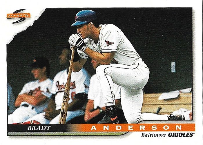 Brady Anderson 1996 Score #331 Baltimore Orioles Baseball Card
