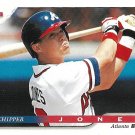 Chipper Jones 1996 Score #322 Atlanta Braves Baseball Card